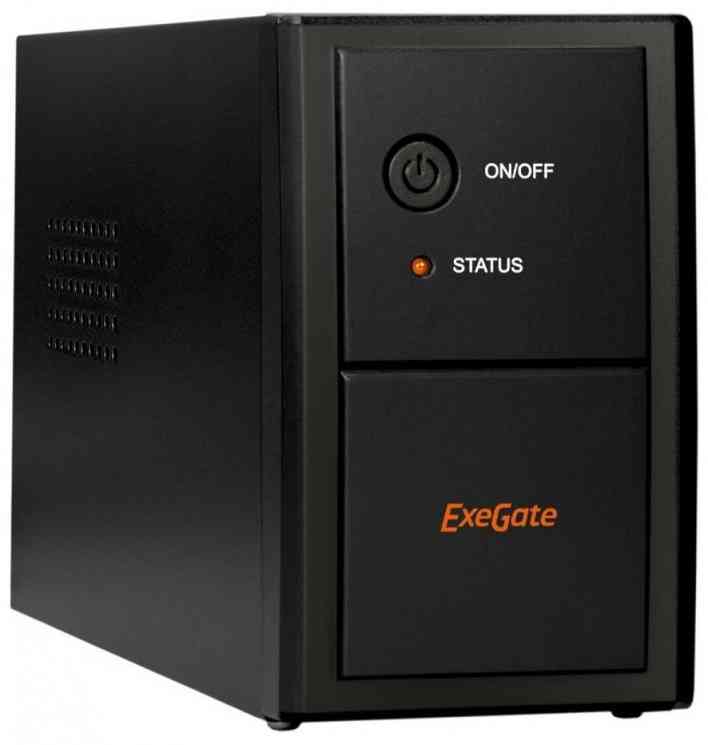 EXEGATE SpecialPro UNB-600.LED.AVR.C13.RJ <600VA/360W, LED, AVR, 4*IEC-C13, RJ45/11, Black> ИБП