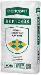Затирка ОСНОВИТ ПЛИТСЭЙВ XC-6 белая 010 20кг