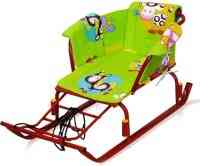 Сиденье мягкое с подлокотником для санок (бязь) СС2 (15)