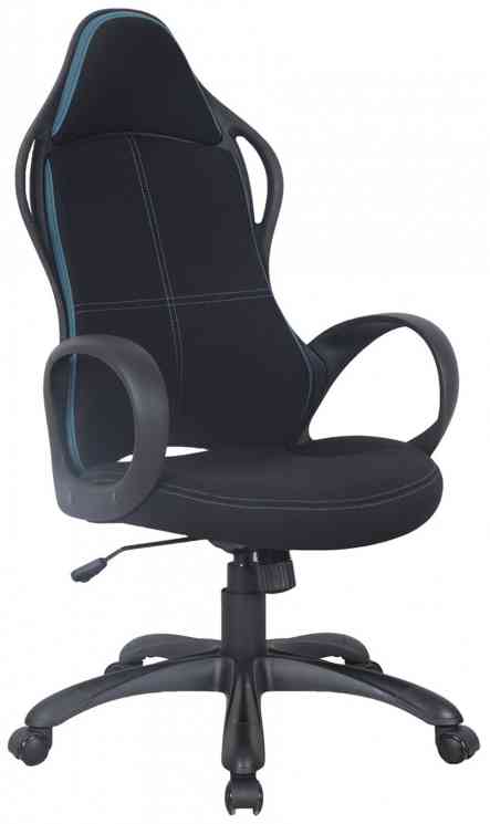 BRABIX PREMIUM "Force EX-516", ткань, черное/вставки синие, 531572 кресло офисное