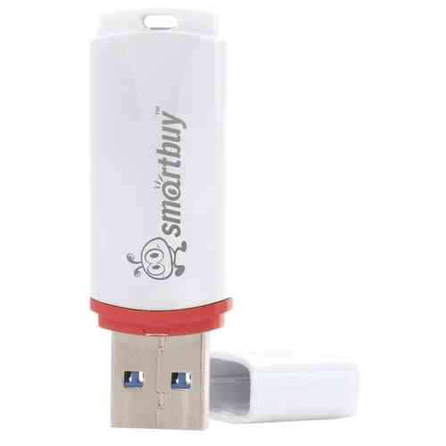 SMARTBUY Flash drive USB2.0 32Gb Crown, White, RTL