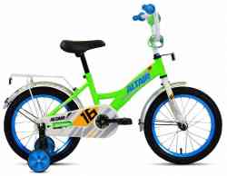 Велосипед ALTAIR KIDS 16 2020-2021, ярко-зеленый/синий