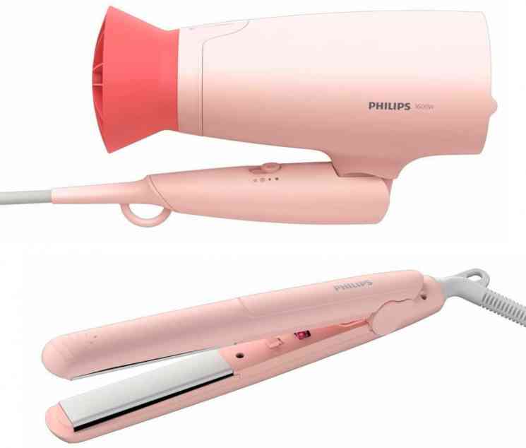 Philips BHP398/00 Набор для укладки волос (фен + выпрямитель)