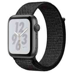 Apple Watch Nike Series 4 40mm Space Gray Aluminum Case with Black Nike Sport Loop