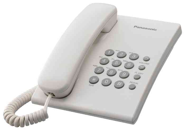 PANASONIC KX-TS2350RU-W телефон настольный