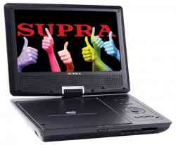 SUPRA SDTV-916UT черный портативный DVD-плеер