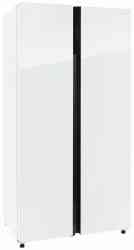 NORDFROST RFS 525DX NFGW inverter белое стекло холодильник