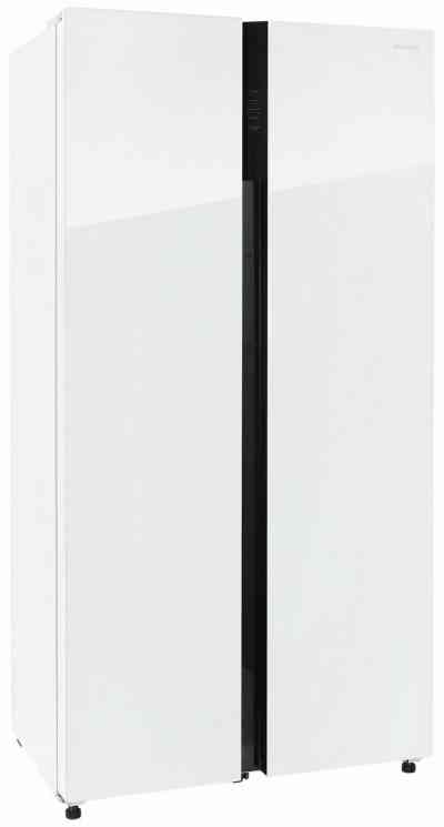 NORDFROST RFS 525DX NFGW inverter белое стекло холодильник