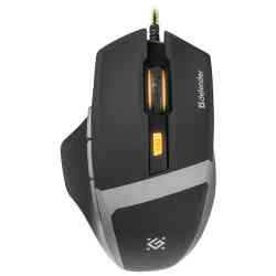 DEFENDER Проводная мышь Warhead GM-1740 оптика,7 кнопок,1200-3200dpi игровая