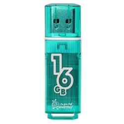 SMARTBUY 16Gb Glossy series Green USB 2.0 RTL USB Flash drive