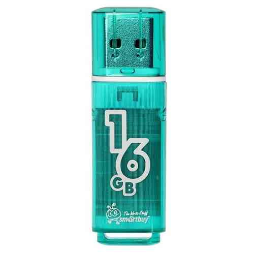 SMARTBUY 16Gb Glossy series Green USB 2.0 RTL USB Flash drive