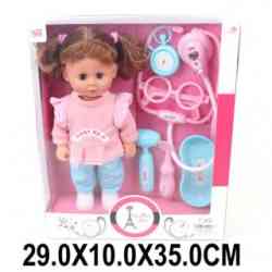 Кукла Лилли-доктор 30 см, звук, 6 аксесс., кор. LD66009D/634937