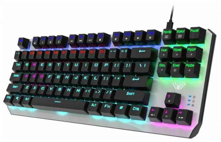 Механическая клавиатура AULA F2067 (87кл, RGB, USB 1.6м)