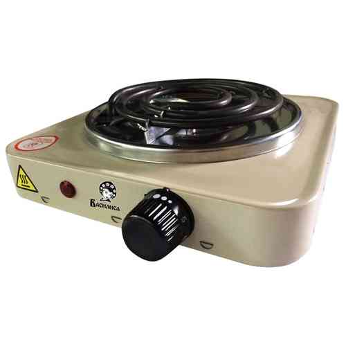 ВАСИЛИСА ПЭ2-1000 1000Вт, спираль, молочный Электроплитка