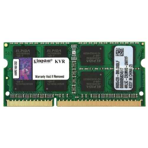 KINGSTON SODIMM DDR3 8Gb PC12800/1600MHz, 1.5v, KVR16S11/8, RTL