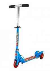 FOXX Smooth Motion сталь PVC колеса100мм (2колеса сзади, 1колесо спереди) синий Самокат городской