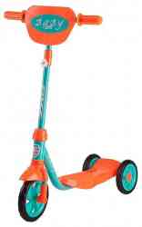 FOXX Baby max 30 кг, пластик+сталь, EVA колеса 115 мм, белый Самокат городской