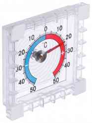 Термометр оконный "Биметаллический" квадратный ТББ в пакете (100)