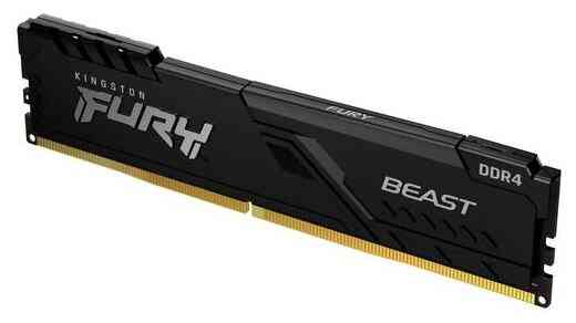 KINGSTON DDR4 4Gb FURY BEAST Black PC25600/3200MHz, CL16, 1.35V, KF432C16BB/4, RTL