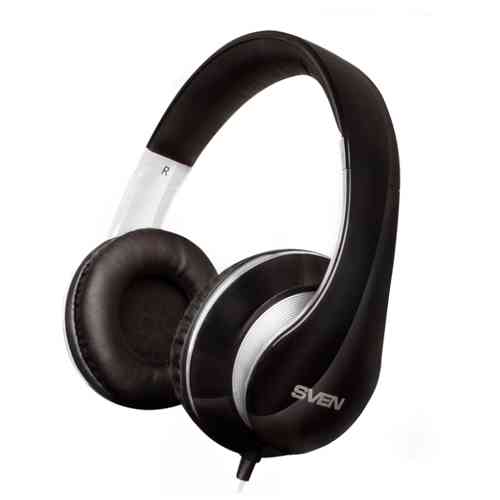 SVEN AP-940MV, черный-красный, для моб. устройств (4pin jack), микрофон на каб наушники