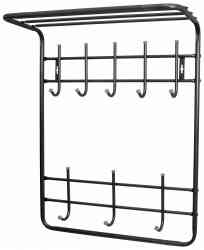 Вешалка настенная с полкой 600х745х250мм 8 крючков ВПТ8