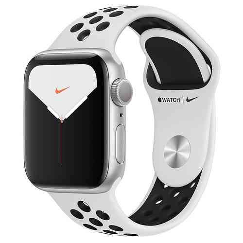 Apple Watch Nike Series 5 40mm Silver Aluminum Case with Pure Platinum/Black Nike Sport Band