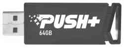 Flash drive USB3.2 64Gb PATRIOT Push+, PSF64GPSHB32U