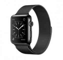 Apple Watch Series 2 42mm Space Black Stainless Steel with Space Black Milanese Loop