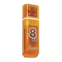 SMARTBUY 8Gb Glossy series Orang USB 2.0 RTL USB Flash drive