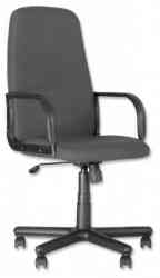 NOWY STYL "Diplomat", серое кресло офисное