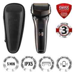 POLARIS PMF 1013RC wet&dry 5D PROF 3+ Черный/Серебряный бритва