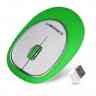CROWN CMM-931W (green), силиконовая, антистресс Бес мышь