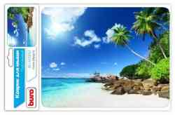 BURO BU-M10012 рисунок/пляж, 230x180x2мм Коврик для мыши