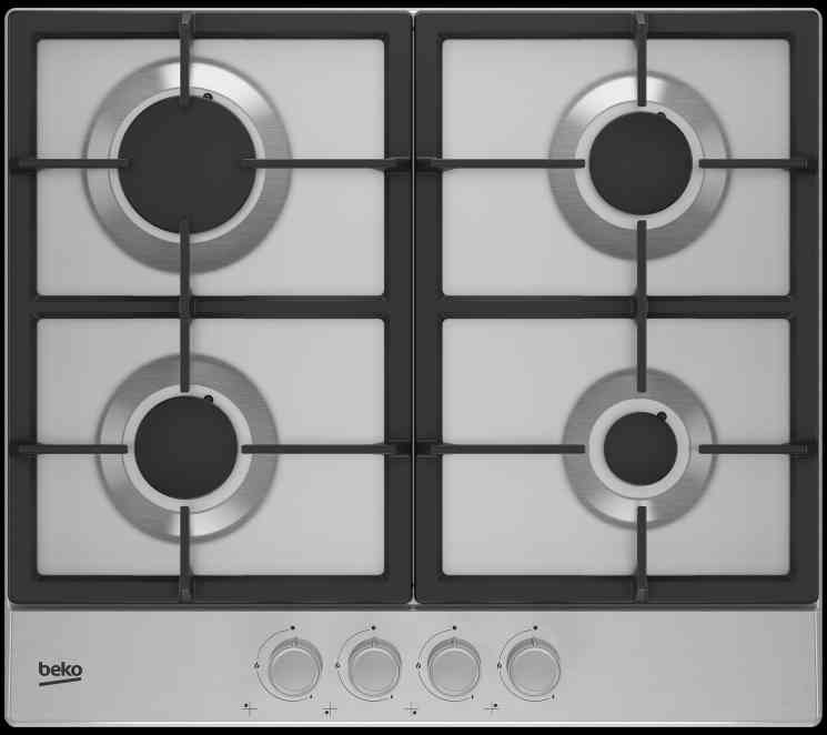 BEKO HIAG 64225SX независимая газовая поверхность