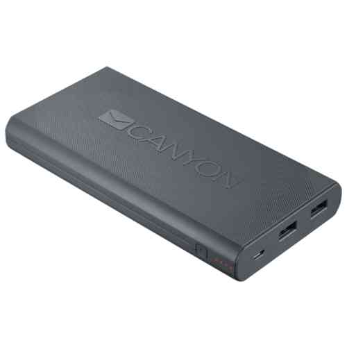 Внешний аккумулятор CANYON CNE-CPBF160DG 16000mAh Dark Gray (H2CNECPBF160DG)
