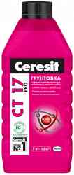 Грунтовка СТ 17 PRO Церезит д/впитыв основ 1л.