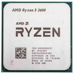 Процессор AMD AM4 Ryzen 5 3600 6/12, 3.6Ghz up to 4.2Ghz, 7nm, TDP 65W,