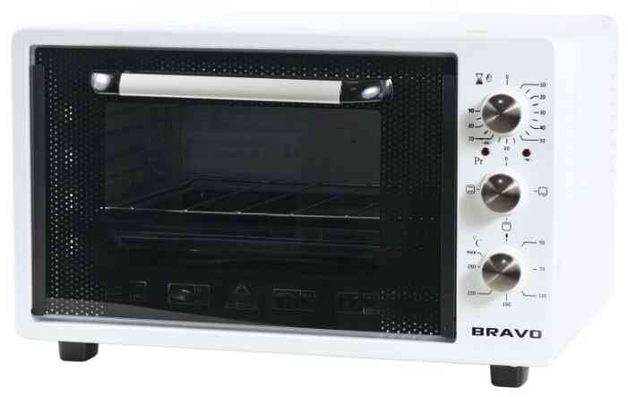 BRAVO FO-36SBL серебристо-черная Мини печь