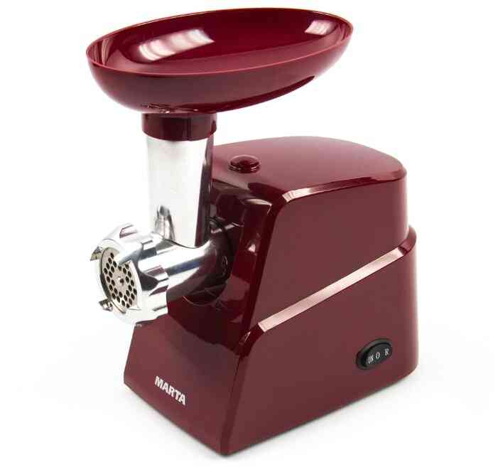 MARTA MT-2088 бордовый гранат мясорубка