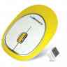 CROWN CMM-931W (yellow), силиконовая, антистресс Бес мышь
