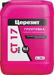Грунтовка СТ 17 PRO Церезит д/впитыв основ 5л, зима