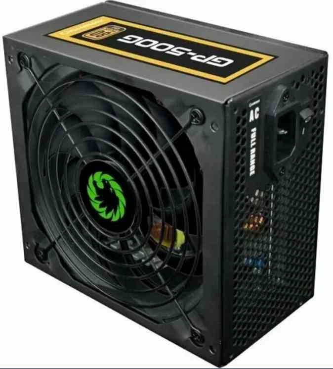 PSU GameMax 500W GP-500G 80+ GOLD, ATX v2.3, 120mm, 24+8pin, APFC, 5xSATA/3xMolex/2xPCI-E 6+2pin RTL