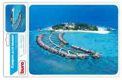 BURO BU-M10020 рисунок/тропический отель 230x180x2мм Коврик для мыши