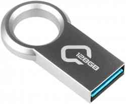 QUMO Flash drive USB3.0 128Gb Ring, Metal, RTL