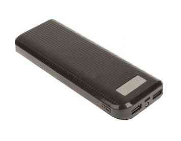 Портативное ЗУ (Power Bank) 20000mAh PRODAch фонарь/2 USB черный