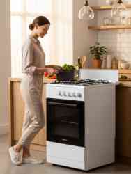 VESTA Bergamo VGG 5021.1 , белый Плита газовая