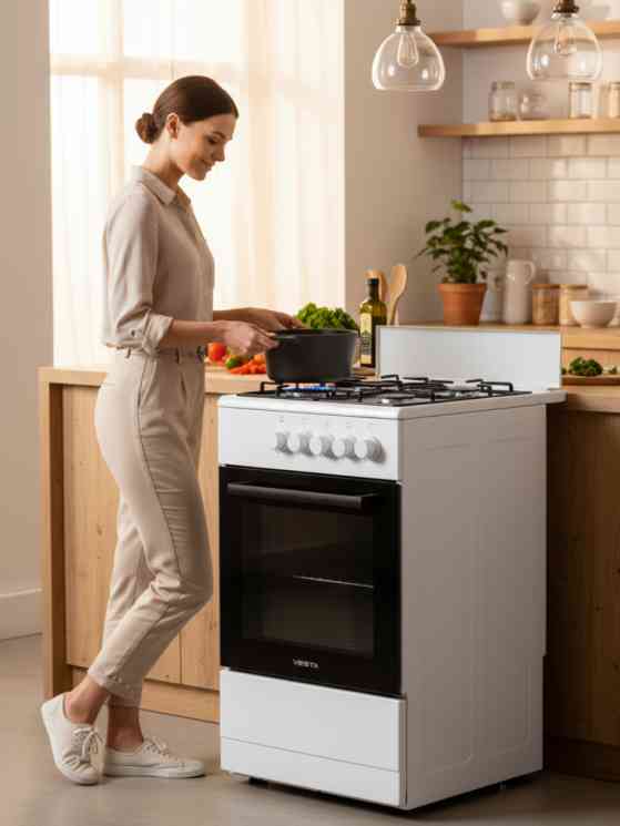 VESTA Bergamo VGG 5021.1 , белый Плита газовая