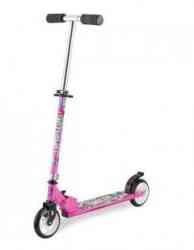 FOXX Zomby Zone алюм+сталь PU колеса145мм, розовый Самокат городской