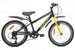 SKIF MTB HT 20 (20" 7 ск.) 2022, темно-серый/желтый, IBK22OK20009 Велосипед