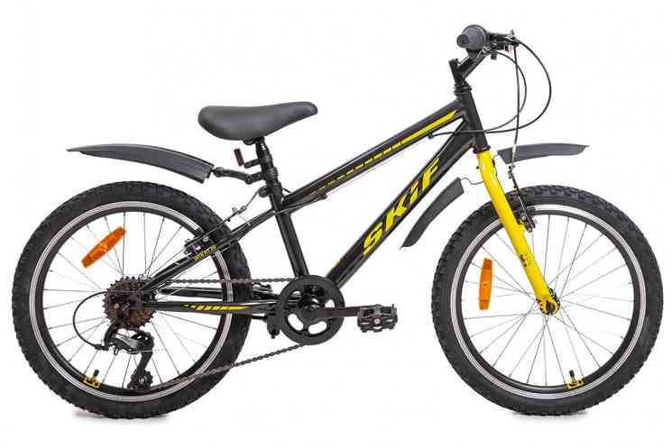 SKIF MTB HT 20 (20" 7 ск.) 2022, темно-серый/желтый, IBK22OK20009 Велосипед